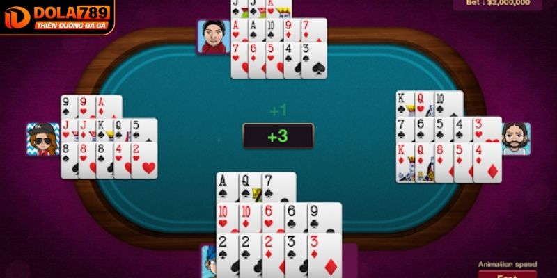 Trải nghiệm game bài mậu binh tại nhà cái DOLA789