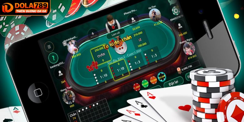 Trò chơi Xì Dách quen thuộc tại DOLA789